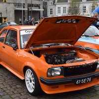 Oranje Opel Ascona B 2.5CIH met 212PK
