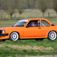Oranje Opel Ascona B 2.5CIH met 212PK
