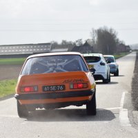 Oranje Opel Ascona B 2.5CIH met 212PK