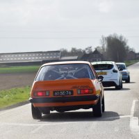 Oranje Opel Ascona B 2.5CIH met 212PK