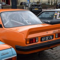 Oranje Opel Ascona B 2.5CIH met 212PK