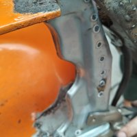 Oranje Opel Ascona B 2.5CIH met 212PK