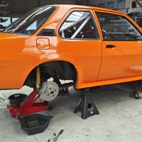 Oranje Opel Ascona B 2.5CIH met 212PK