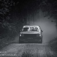 Oranje Opel Ascona B 2.5CIH met 212PK