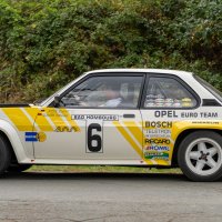 Oranje Opel Ascona B 2.5CIH met 212PK
