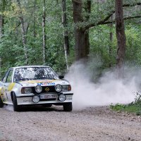 Oranje Opel Ascona B 2.5CIH met 212PK
