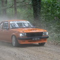 Oranje Opel Ascona B 2.5CIH met 212PK