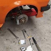 Oranje Opel Ascona B 2.5CIH met 212PK