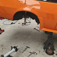 Oranje Opel Ascona B 2.5CIH met 212PK