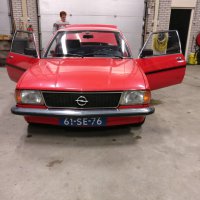 Oranje Opel Ascona B 2.5CIH met 212PK