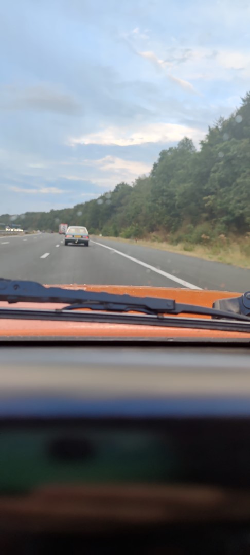 Oranje Opel Ascona B 2.5CIH met 212PK