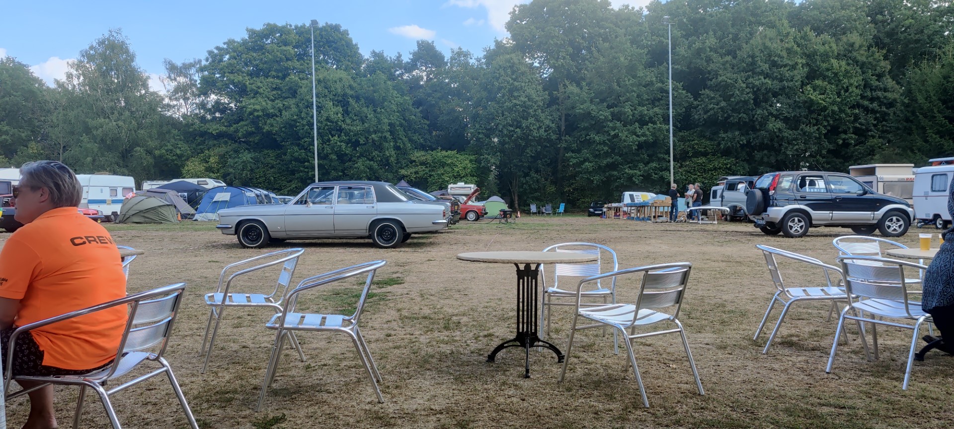 Oranje Opel Ascona B 2.5CIH met 212PK