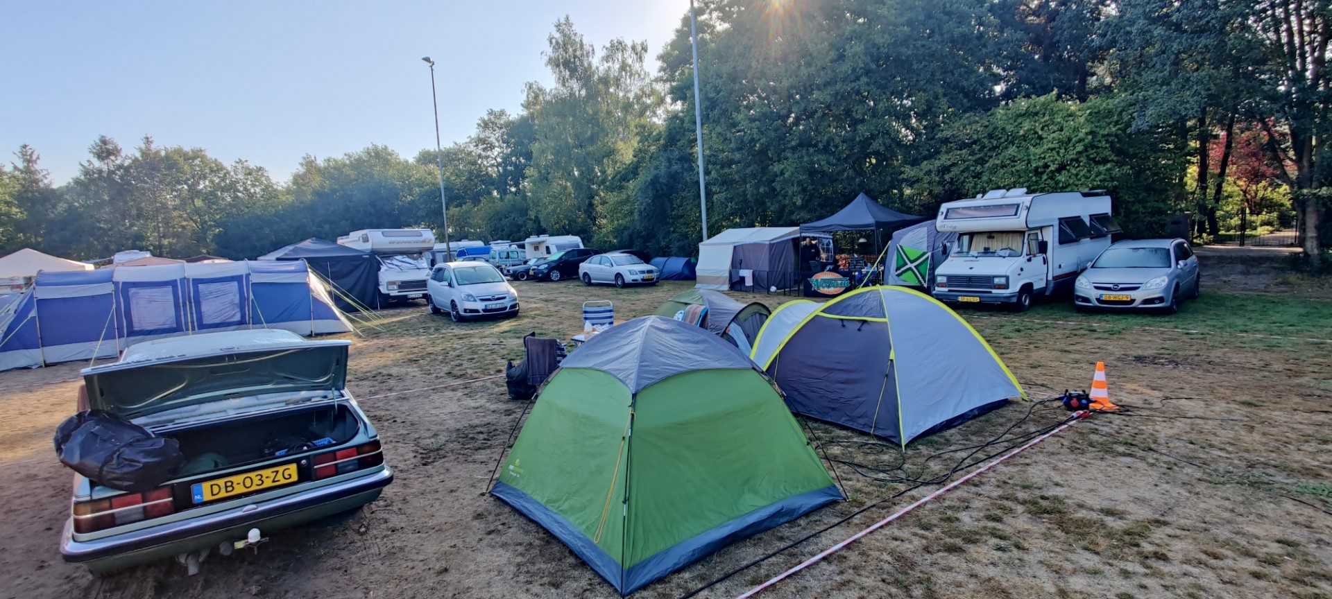 Oranje Opel Ascona B 2.5CIH met 212PK