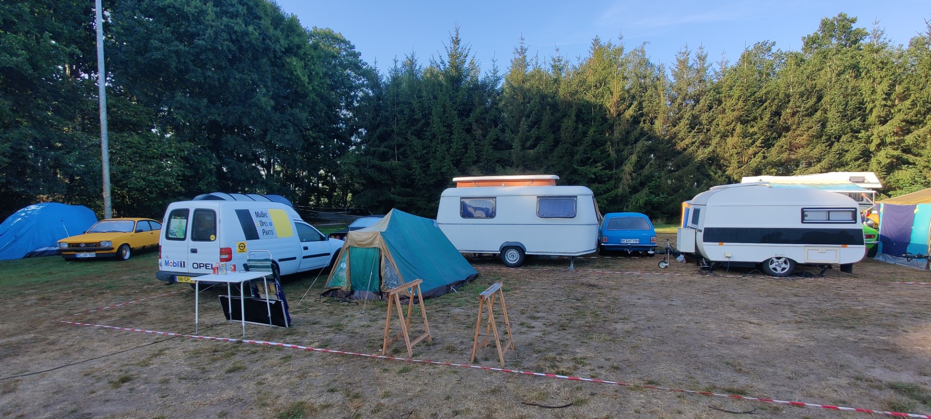 Oranje Opel Ascona B 2.5CIH met 212PK