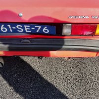 Oranje Opel Ascona B 2.5CIH met 212PK