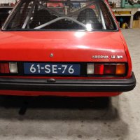 Oranje Opel Ascona B 2.5CIH met 212PK