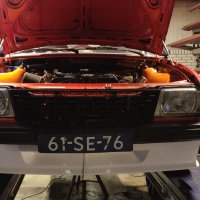 Oranje Opel Ascona B 2.5CIH met 212PK