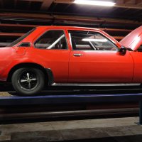 Oranje Opel Ascona B 2.5CIH met 212PK