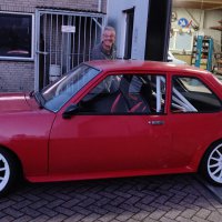 Oranje Opel Ascona B 2.5CIH met 212PK