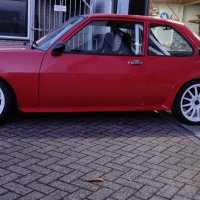 Oranje Opel Ascona B 2.5CIH met 212PK