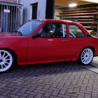 Oranje Opel Ascona B 2.5CIH met 212PK