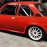 Oranje Opel Ascona B 2.5CIH met 212PK