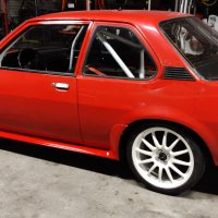 Oranje Opel Ascona B 2.5CIH met 212PK