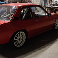 Oranje Opel Ascona B 2.5CIH met 212PK