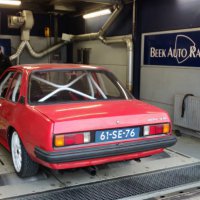 Oranje Opel Ascona B 2.5CIH met 212PK