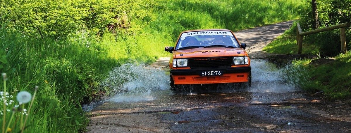 Opel Ascona-B Oranje Opel Ascona B 2.5CIH met 212PK