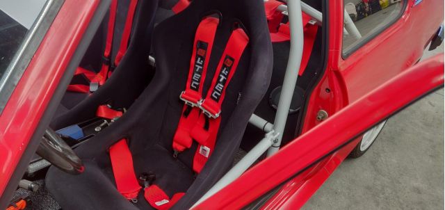 Oranje Opel Ascona B 2.5CIH met 212PK