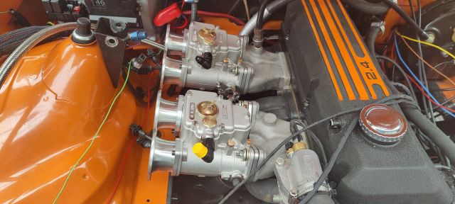 Oranje Opel Ascona B 2.5CIH met 212PK