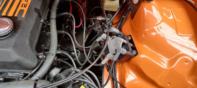 Oranje Opel Ascona B 2.5CIH met 212PK