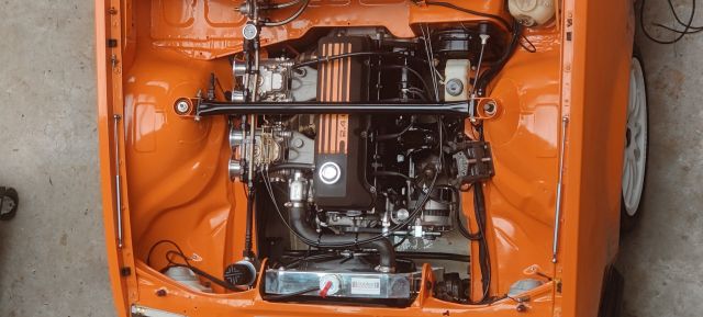 Opel Ascona-B Oranje Opel Ascona B 2.5CIH met 212PK