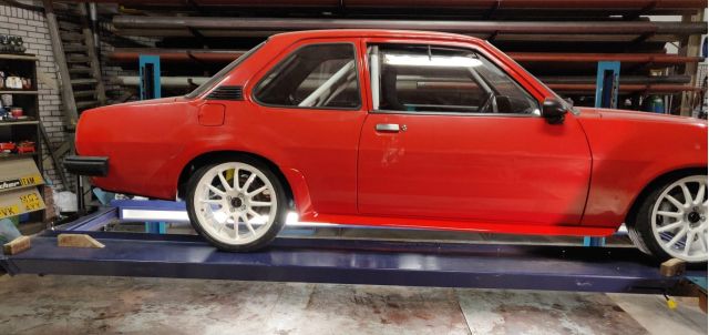 Opel Ascona-B Oranje Opel Ascona B 2.5CIH met 212PK