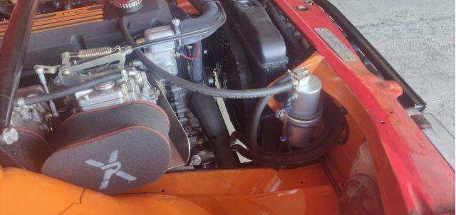 Oranje Opel Ascona B 2.5CIH met 212PK