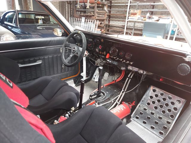 Opel Ascona-B Oranje Opel Ascona B 2.5CIH met 212PK