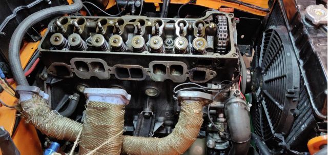 Opel Ascona-B Oranje Opel Ascona B 2.5CIH met 212PK