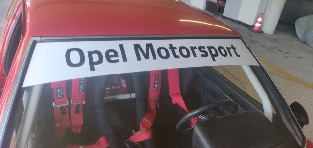 Oranje Opel Ascona B 2.5CIH met 212PK