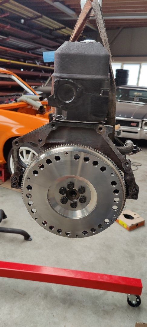 Oranje Opel Ascona B 2.5CIH met 212PK