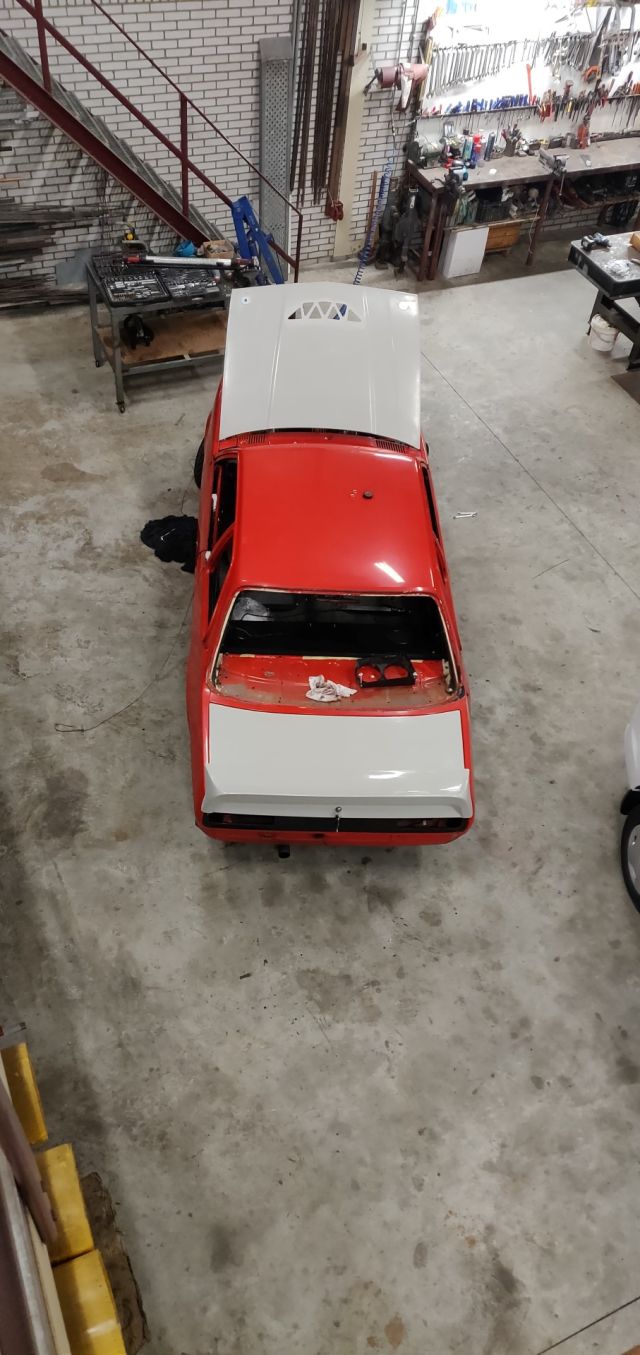 Oranje Opel Ascona B 2.5CIH met 212PK