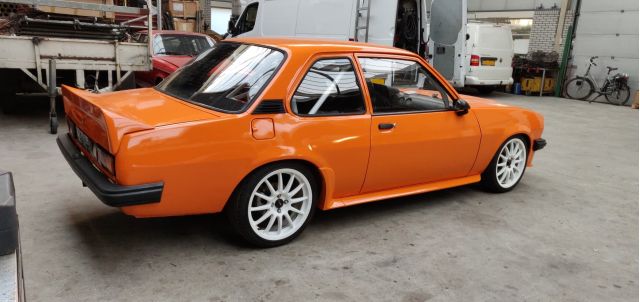Opel Ascona-B Oranje Opel Ascona B 2.5CIH met 212PK
