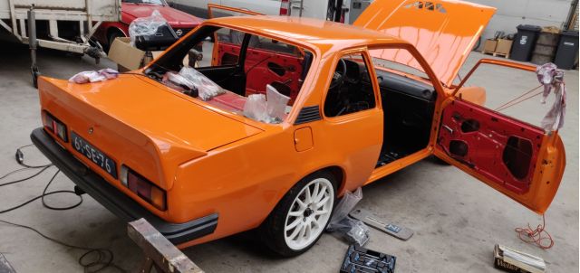 Opel Ascona-B Oranje Opel Ascona B 2.5CIH met 212PK