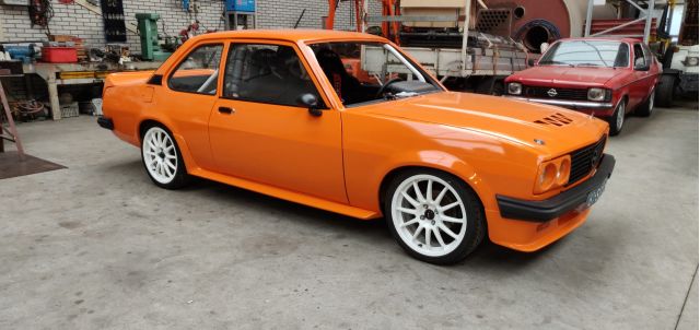 Opel Ascona-B Oranje Opel Ascona B 2.5CIH met 212PK