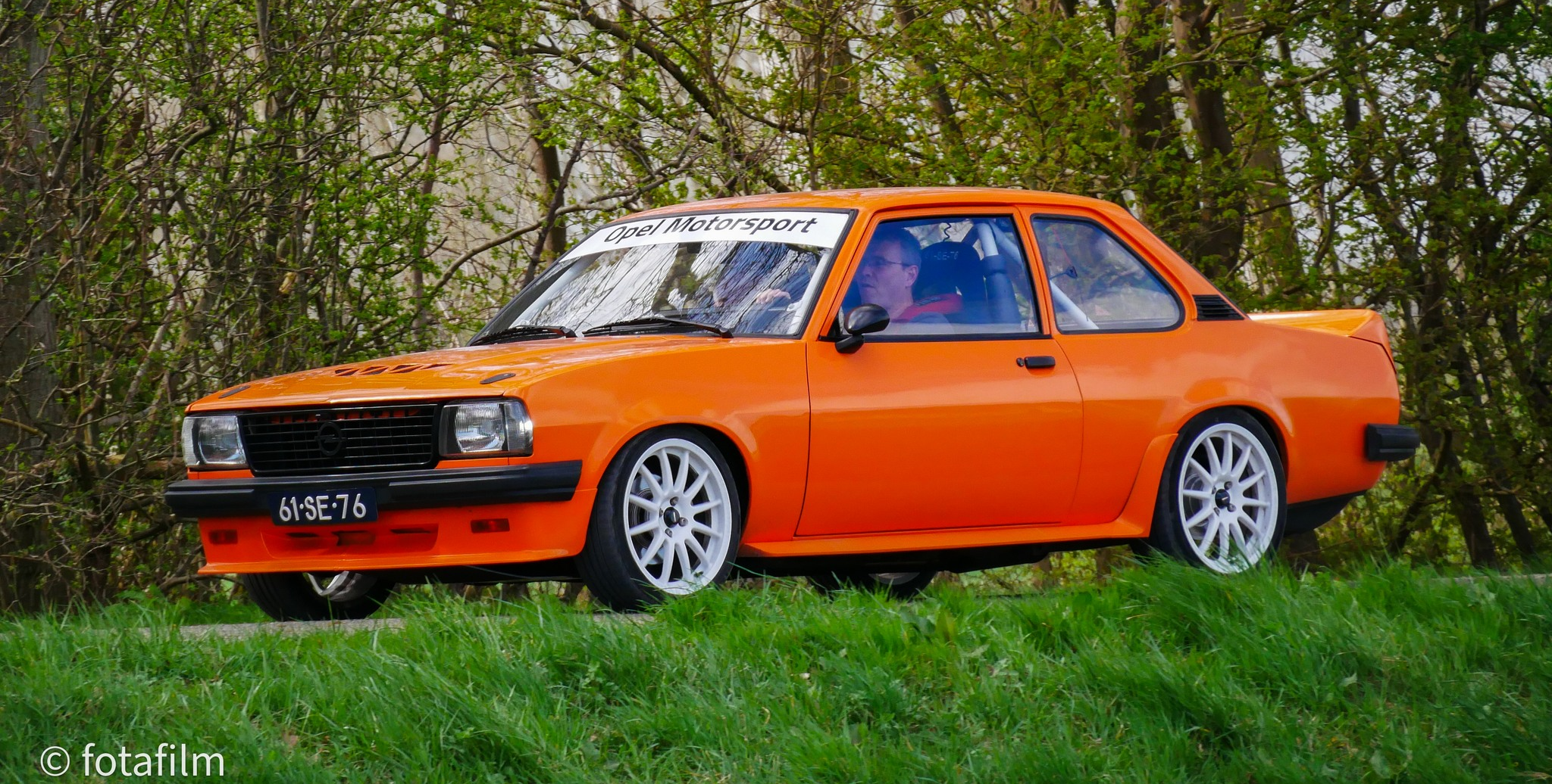 Opel Ascona-B Oranje Opel Ascona B 2.5CIH met 212PK