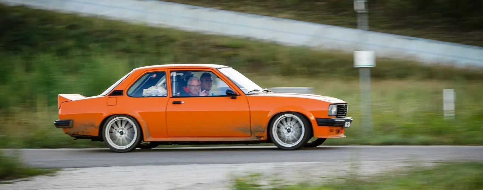 Opel Ascona-B Oranje Opel Ascona B 2.5CIH met 212PK